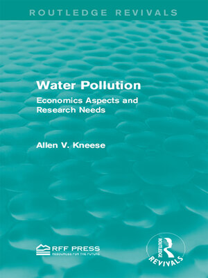 cover image of Water Pollution